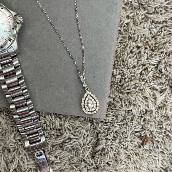 Neil Lane Pear Diamond Necklace - Picture 3 of 6